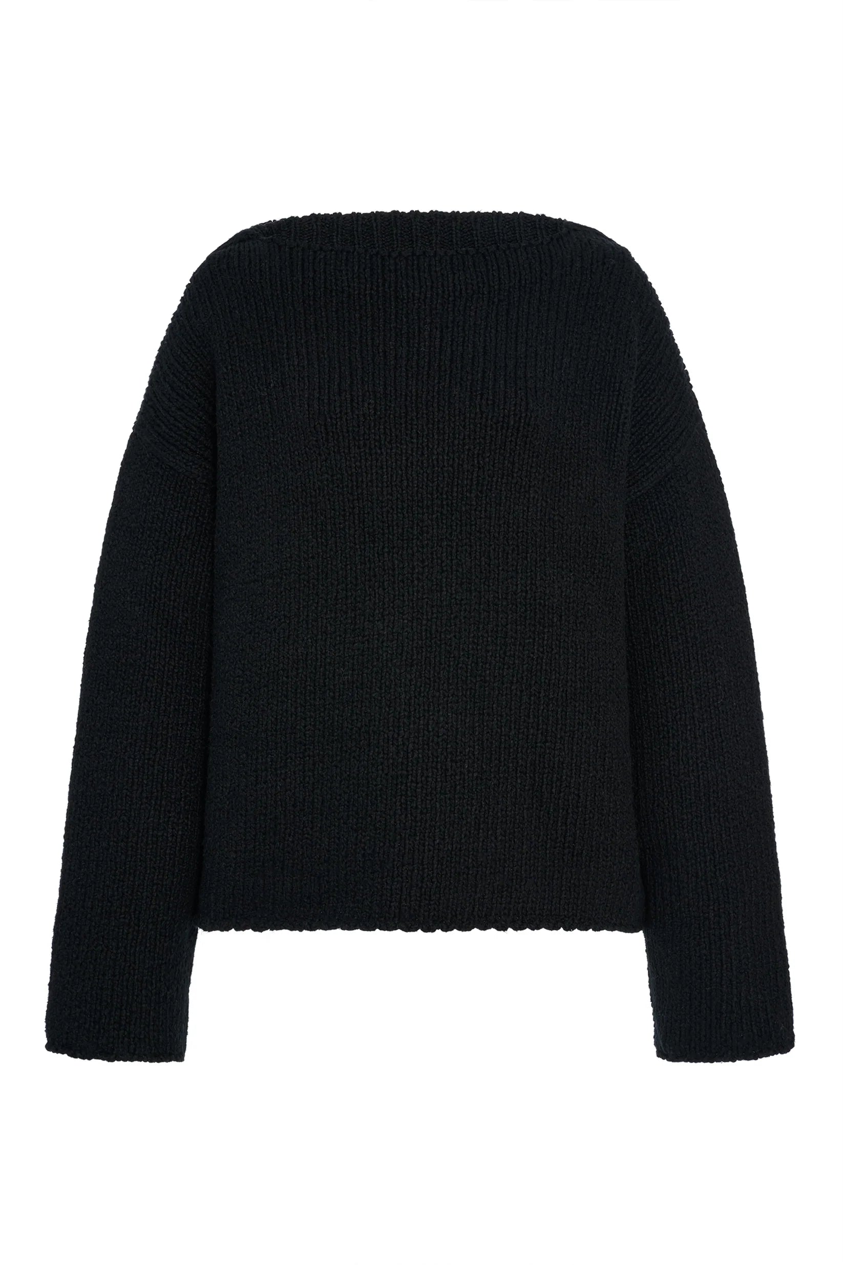 Chunky Boatneck Jet