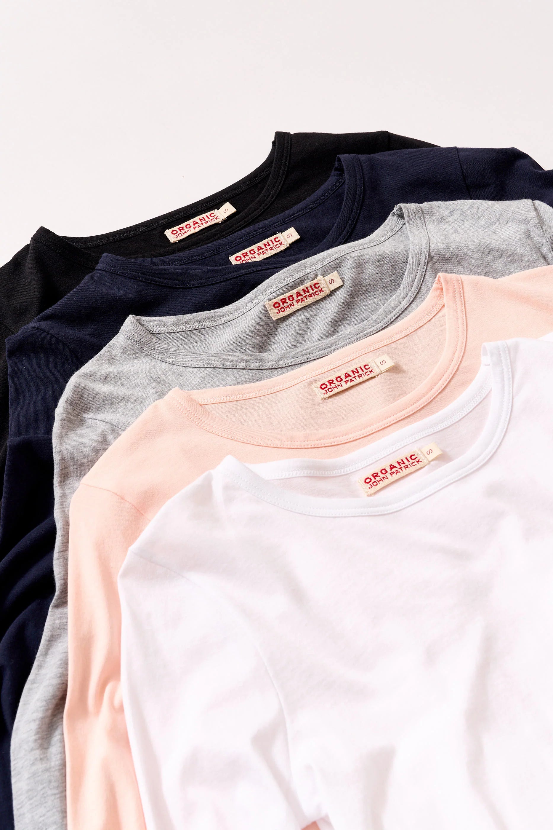 Long Sleeve Shirttail in Pink Mist