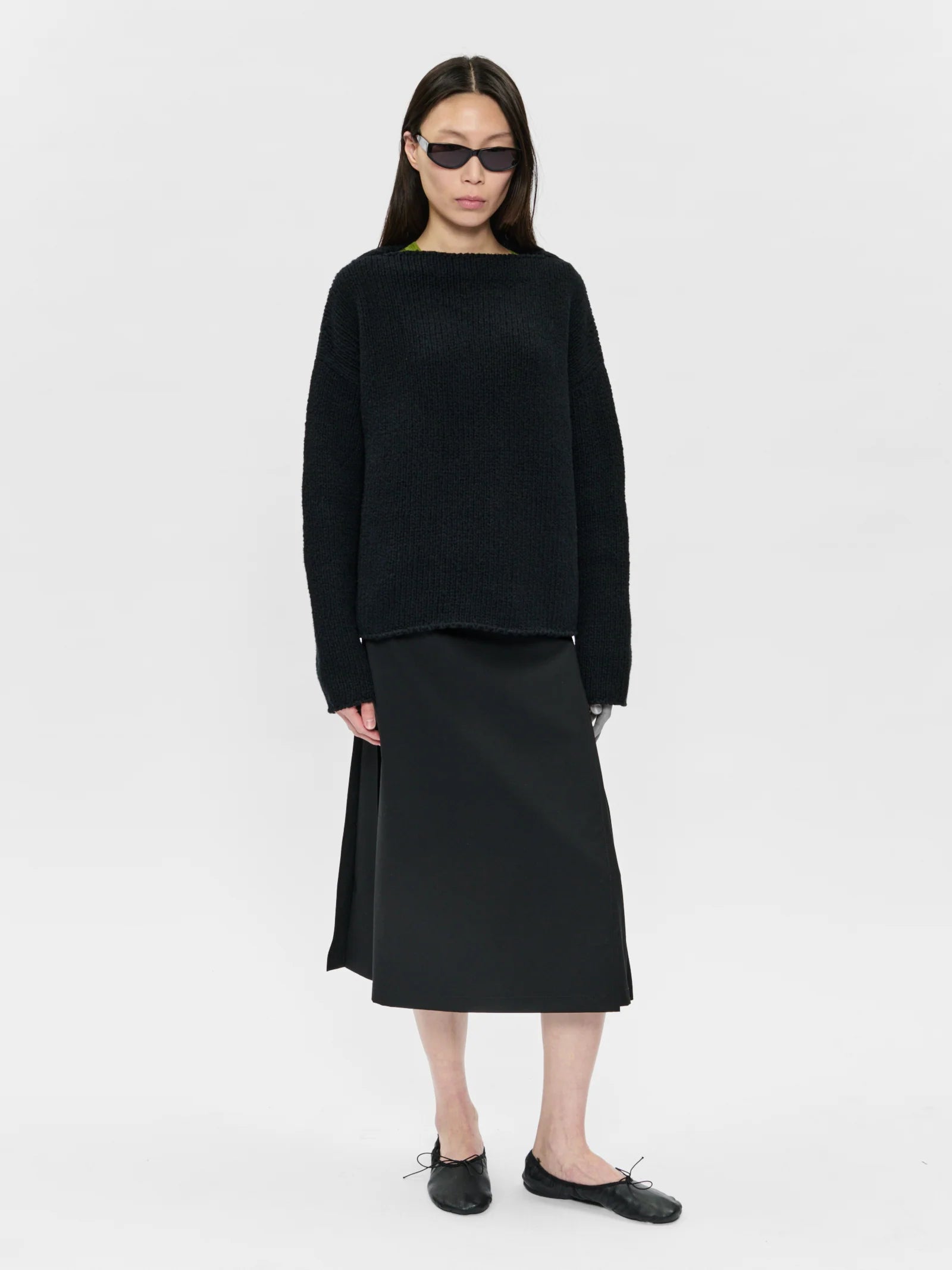 Chunky Boatneck Jet