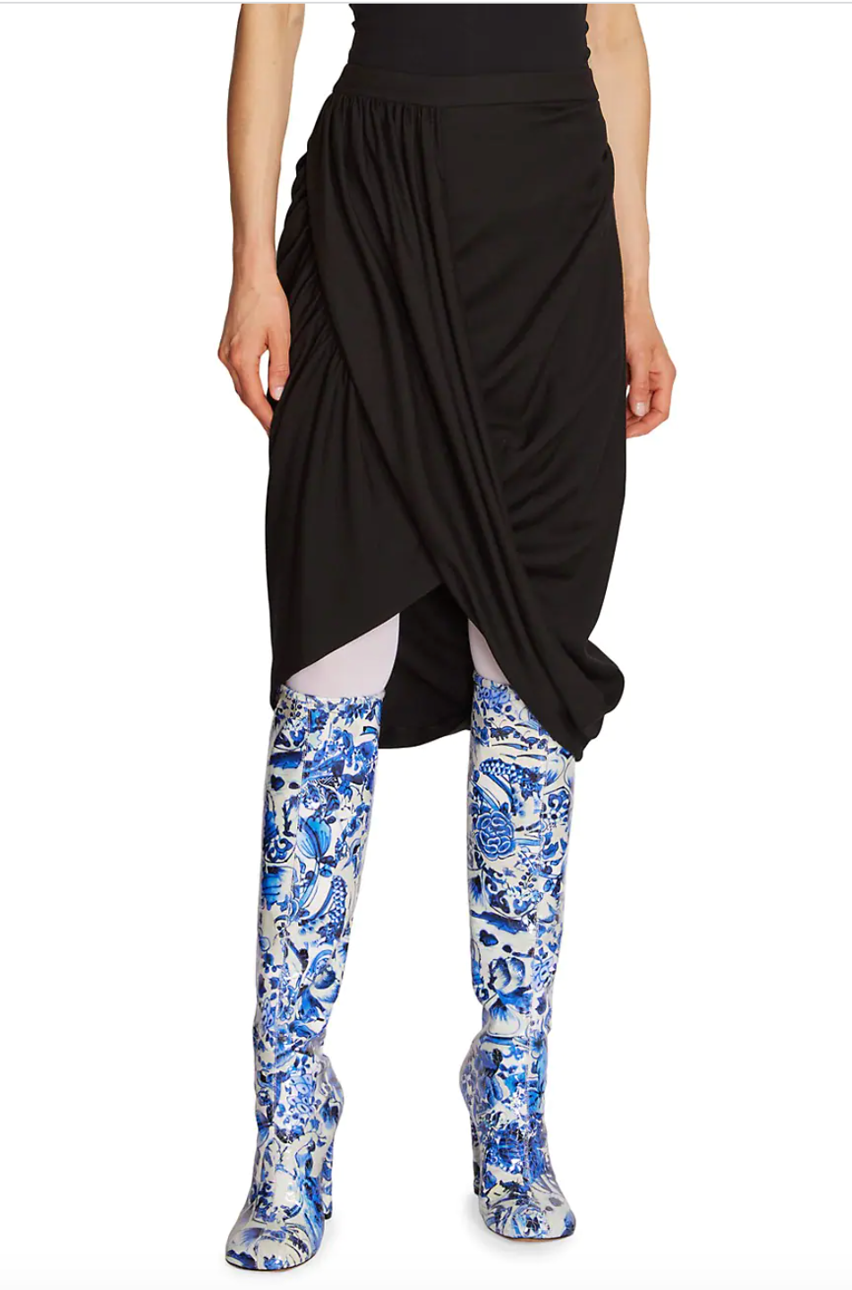 Dries Van Noten Sabrina Drape Skirt