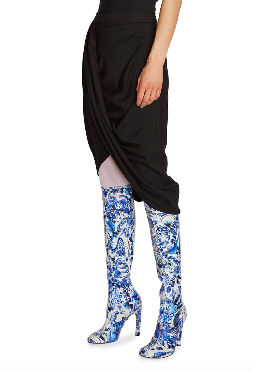 Dries Van Noten Sabrina Drape Skirt
